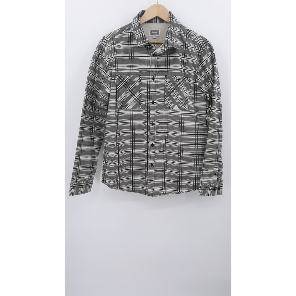 ALTAMONT button up men's long sleeve shirt size L